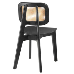 Habitat Black Wood Dining Side Chair (Set of 2) - Ornate Home