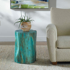 Habitat Blue Accent Stool - Ornate Home