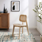 Habitat Gray Wood Dining Side Chair - Ornate Home