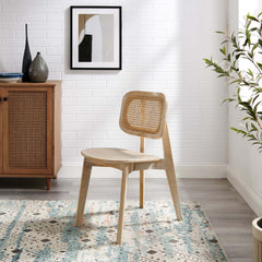 Habitat Gray Wood Dining Side Chair - Ornate Home