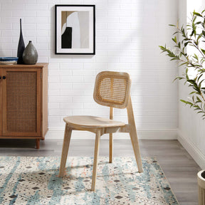 Habitat Gray Wood Dining Side Chair - Ornate Home