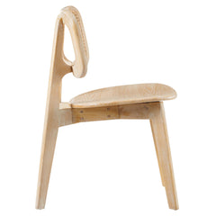 Habitat Gray Wood Dining Side Chair - Ornate Home