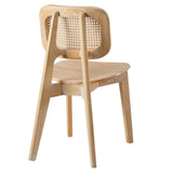 Habitat Gray Wood Dining Side Chair - Ornate Home
