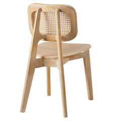 Habitat Gray Wood Dining Side Chair - Ornate Home