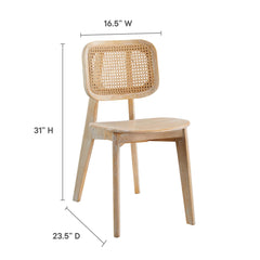 Habitat Gray Wood Dining Side Chair - Ornate Home