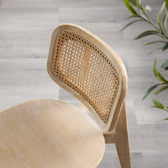 Habitat Gray Wood Dining Side Chair - Ornate Home