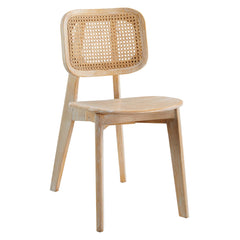 Habitat Gray Wood Dining Side Chair (Set of 2) - Ornate Home
