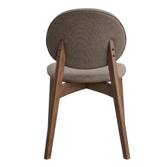 Hadasa Light Brown & Walnut Side Chair (Set of 2) - Ornate Home
