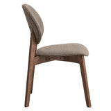 Hadasa Light Brown & Walnut Side Chair (Set of 2) - Ornate Home