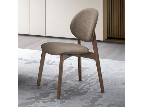 Hadasa Light Brown & Walnut Side Chair (Set of 2) - Ornate Home