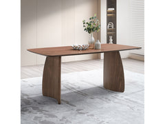 Hadasa Walnut Dining Table - Ornate Home