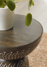 Hadcher Cream/Brown Accent Table (Online Special Price) - Ornate Home