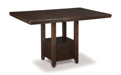 Haddigan Dark Brown Counter Height Dining Room Sets - Ornate Home