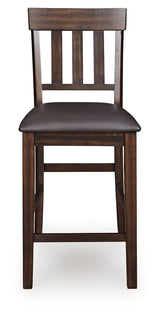 Haddigan Dark Brown Counter Height Dining Table and 4 Barstools (Online Special Price) - Ornate Home