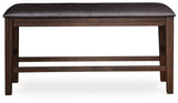 Haddigan Dark Brown DBL Counter UPH Bench (1/CN) (Online Special Price) - Ornate Home