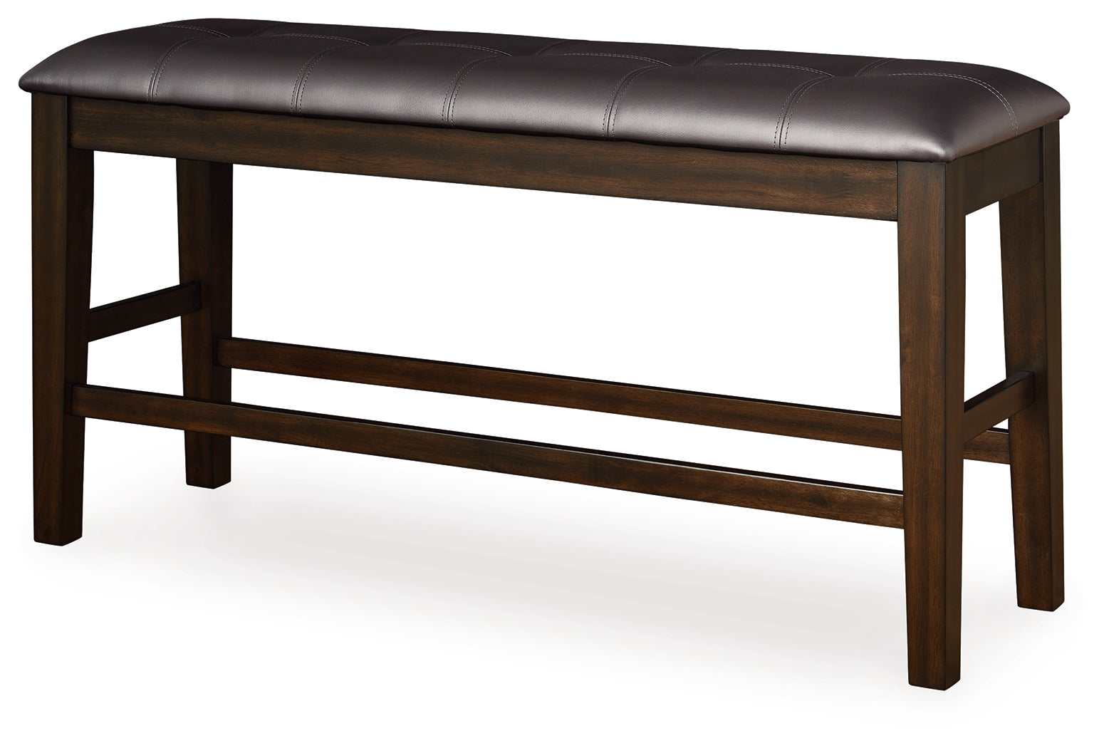 Haddigan Dark Brown DBL Counter UPH Bench (1/CN) - Ornate Home