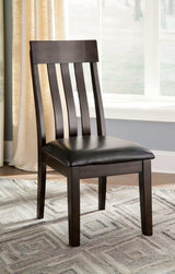 Haddigan Dark Brown Dining Chair (Set of 2) (Online Special Price) - Ornate Home