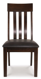 Haddigan Dark Brown Dining Chair (Set of 2) - Ornate Home