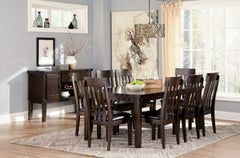 Haddigan Dark Brown Dining Chair (Set of 2) - Ornate Home