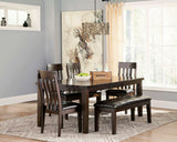 Haddigan Dark Brown Dining Room Sets (Online Special Price) - Ornate Home
