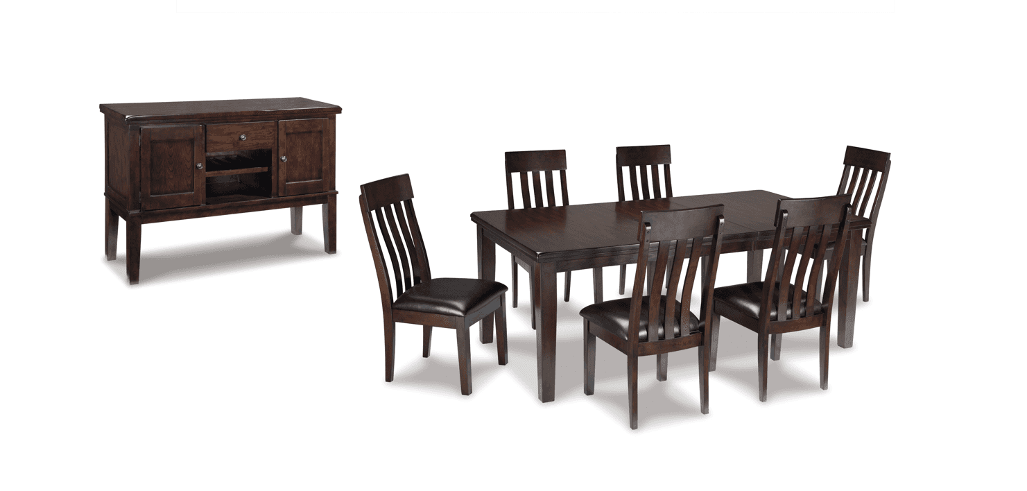 Haddigan Dark Brown Dining Room Sets (Online Special Price) - Ornate Home
