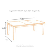 Haddigan Dark Brown Dining Room Table w/ Butterfly Extension - Ornate Home