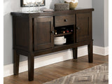 Haddigan Dark Brown Dining Server/Sideboard - Ornate Home