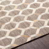 Haddix Premium Leather Rug - Clearance - Ornate Home