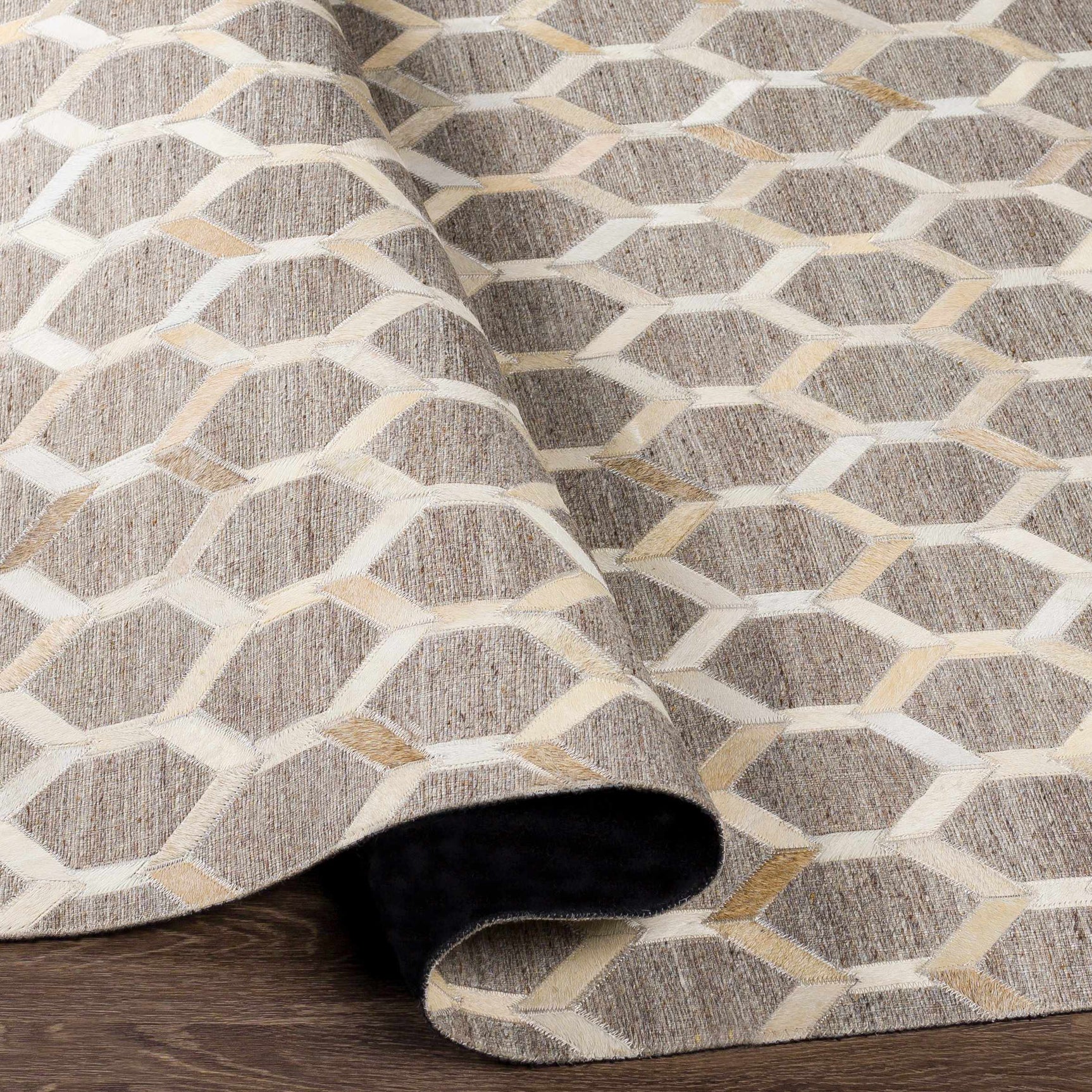 Haddix Premium Leather Rug - Clearance - Ornate Home
