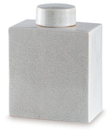 Haddworth Antique White Jar - Ornate Home