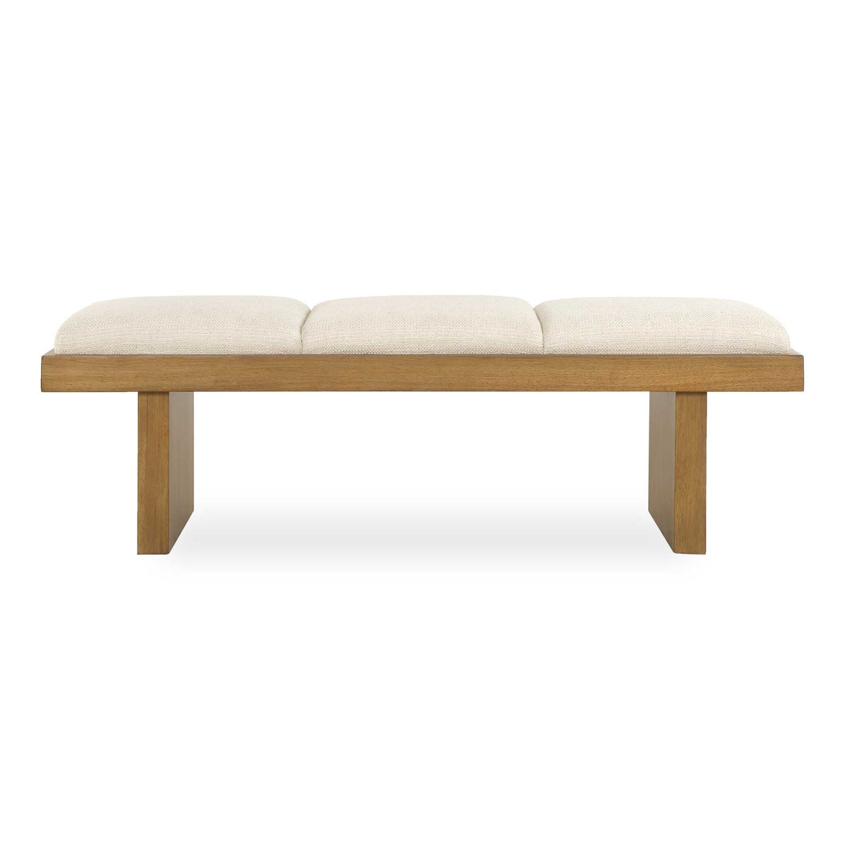 Haden White Upholstery Bench - Ornate Home