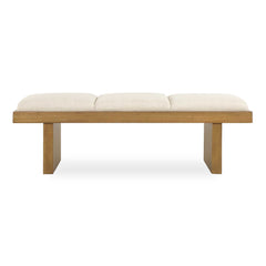 Haden White Upholstery Bench - Ornate Home