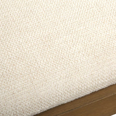 Haden White Upholstery Bench - Ornate Home
