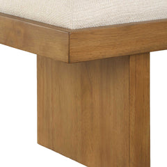Haden White Upholstery Bench - Ornate Home