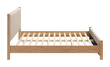 Hadi Beige & Natural King Bed - Ornate Home