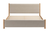 Hadi Beige & Natural King Bed - Ornate Home