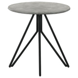 Hadi Cement 2-piece Round SmartTop Coffee and End Table Set - Ornate Home