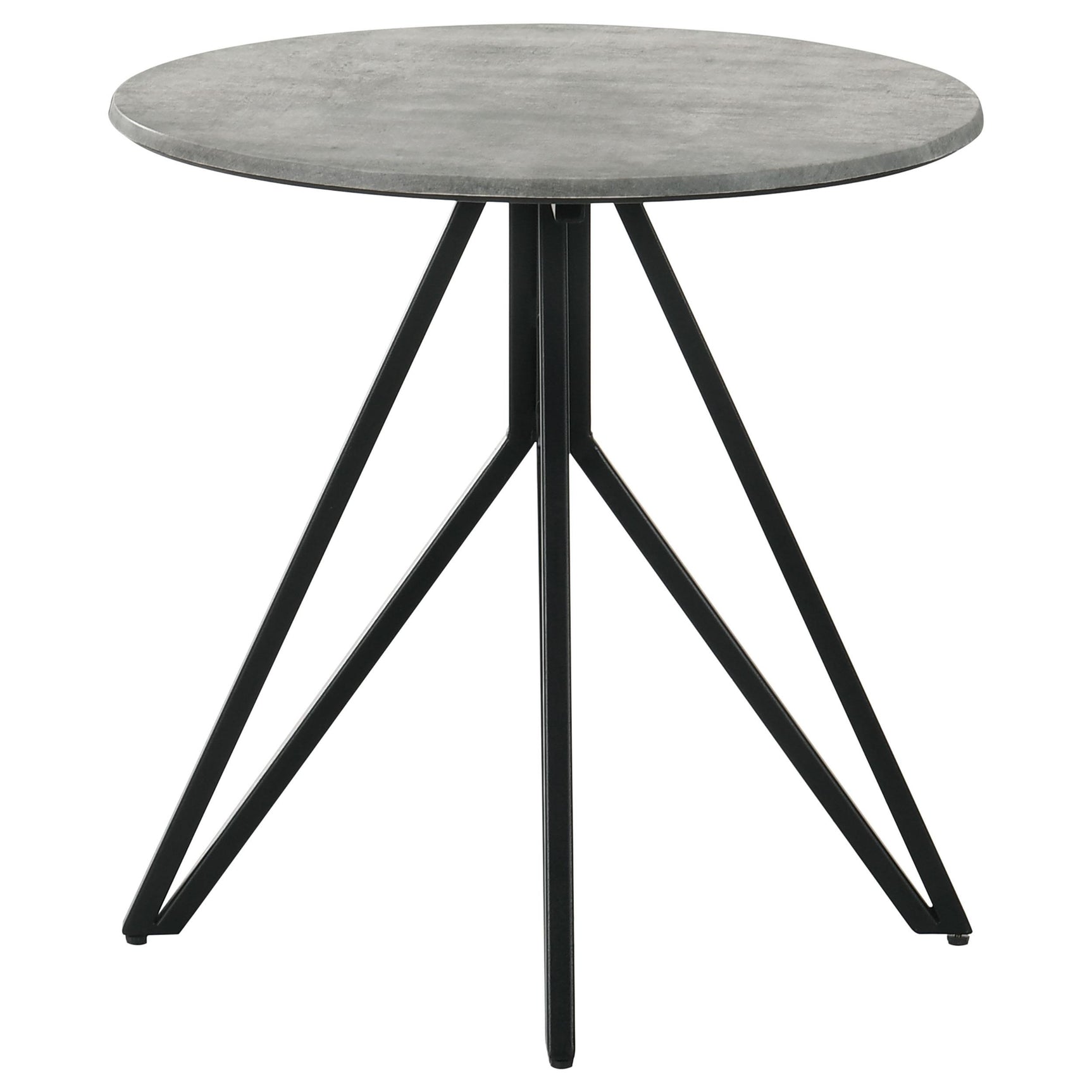 Hadi Cement 2-piece Round SmartTop Coffee and End Table Set - Ornate Home