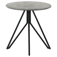 Hadi Cement 2-piece Round SmartTop Coffee and End Table Set - Ornate Home