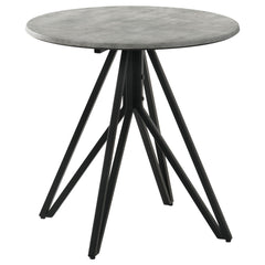 Hadi Cement 3-piece Round SmartTop Coffee and End Table Set - Ornate Home