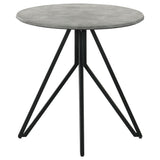 Hadi Cement 3-piece Round SmartTop Coffee and End Table Set - Ornate Home