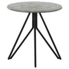 Hadi Cement 3-piece Round SmartTop Coffee and End Table Set - Ornate Home