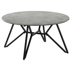 Hadi Cement 3-piece Round SmartTop Coffee and End Table Set - Ornate Home