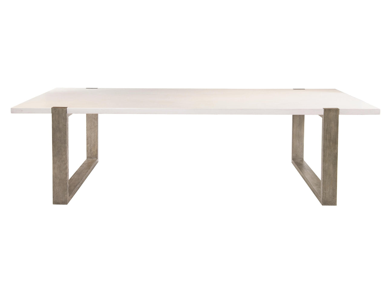 Hadleigh Rustic Grey/White Plaster Dining Table - Ornate Home