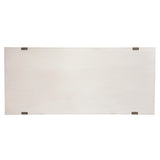 Hadleigh Rustic Grey/White Plaster Dining Table - Ornate Home