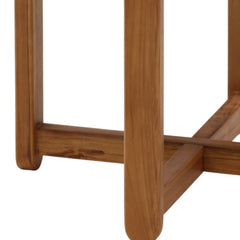 Hadley Gray/Natural Outdoor Side Table - Ornate Home