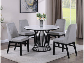 Hadley Light Gray Side Chair (Set of 2) - Ornate Home