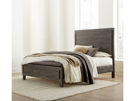 Hadley Solid Wood California King Panel Bed in Onyx - Ornate Home