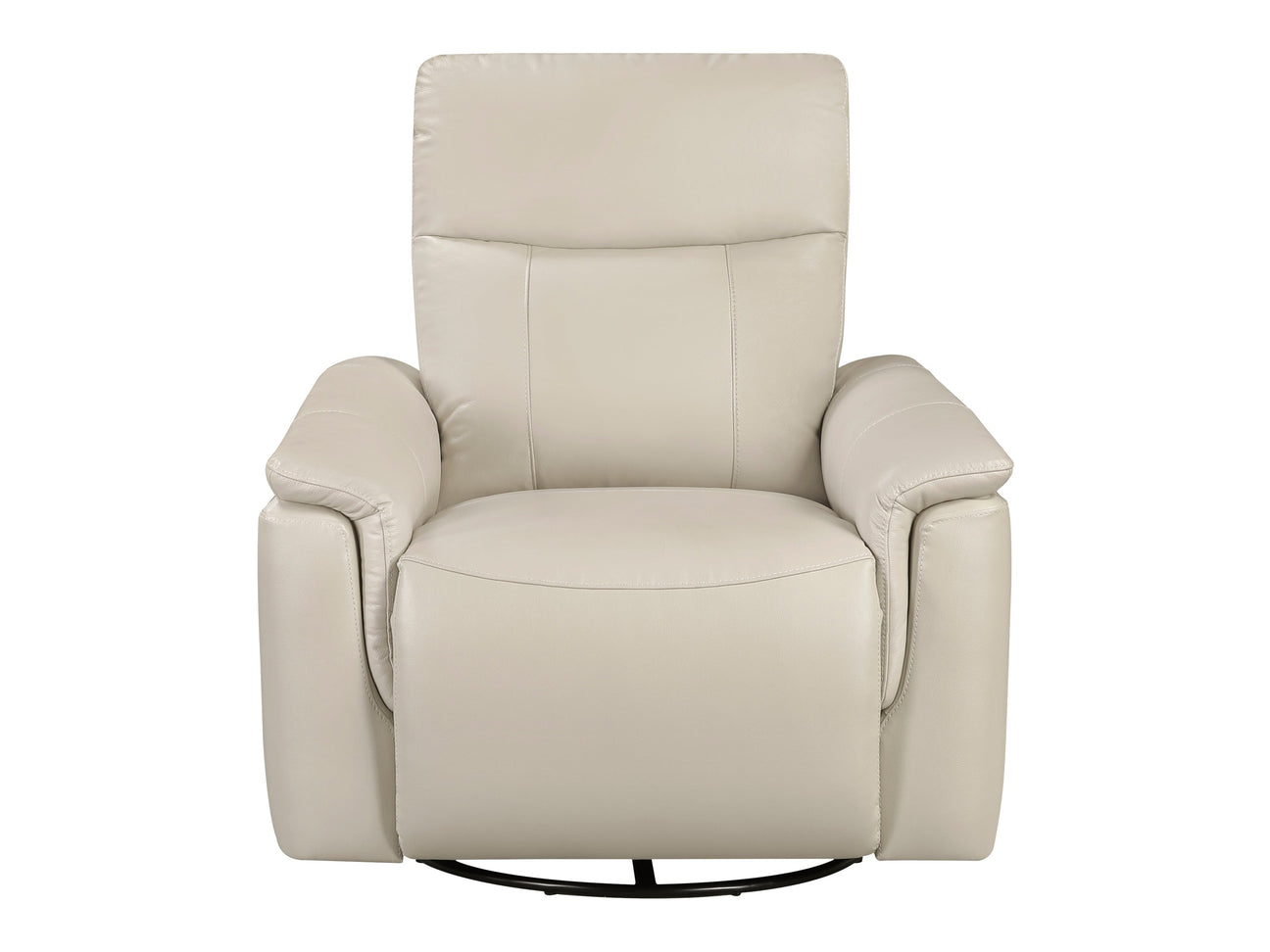 Hadley Taupe Swivel Glider Reclining Chair - Ornate Home
