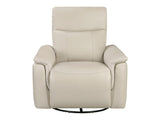Hadley Taupe Swivel Glider Reclining Chair - Ornate Home